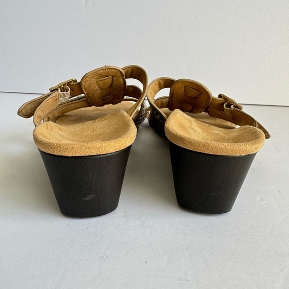 Vionic Radiant Sandals Snakeskin Print Wedges Comfort Shoes Like New Womens 7 - Picture 7 of 10